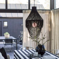 PR Home Mauritz Lustre Avec Des Rubans En Daim -Paulmann || Hera Soldes 10000665 2