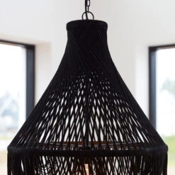 PR Home Mauritz Lustre Avec Des Rubans En Daim -Paulmann || Hera Soldes 10000665 4