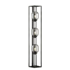 Lampadaire Regi En Verre, Gris Fumée, à 3 Lampes -Paulmann || Hera Soldes 10000907 2