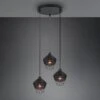 Suspension Borka, à Trois Lampes, Ronde, Noire -Paulmann || Hera Soldes 10002933