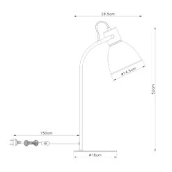 BRILLIANT Lampe à Poser Erena, Tête Inclinable, Rouge -Paulmann || Hera Soldes 10002971 5