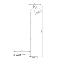 BRILLIANT Lampadaire Erena, Tête Inclinable, Rose Clair -Paulmann || Hera Soldes 10002976 2