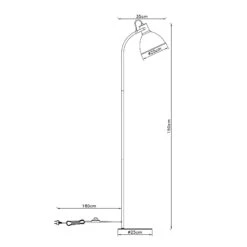 BRILLIANT Lampadaire Erena, Tête Inclinable, Vert Clair -Paulmann || Hera Soldes 10002978 3