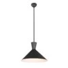 Suspension Enzo, à Une Lampe, Ø 35 cm, Noire -Paulmann || Hera Soldes 10003130