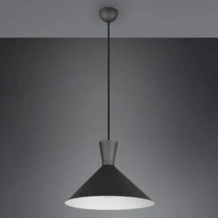 Suspension Enzo, à Une Lampe, Ø 35 cm, Noire -Paulmann || Hera Soldes 10003130 4
