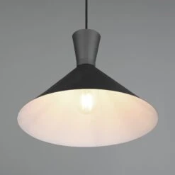 Suspension Enzo, à Une Lampe, Ø 35 cm, Noire -Paulmann || Hera Soldes 10003130 7