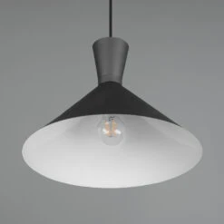 Suspension Enzo, à Une Lampe, Ø 35 cm, Noire -Paulmann || Hera Soldes 10003130 8