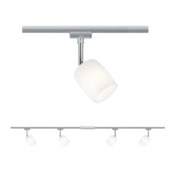 Paulmann URail Blossom Set Base 4x Chromé/satiné -Paulmann || Hera Soldes 10008878 1