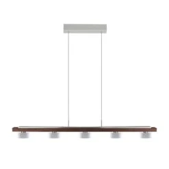 HerzBlut Estelle Suspension Linéaire Noyer Huilé -Paulmann || Hera Soldes 10010161 2