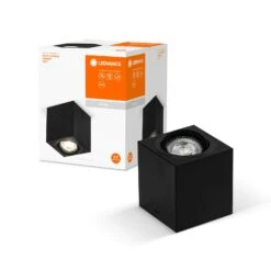 LEDVANCE Surface Square Spot Plafond GU10 Noir -Paulmann || Hera Soldes 10013082 2