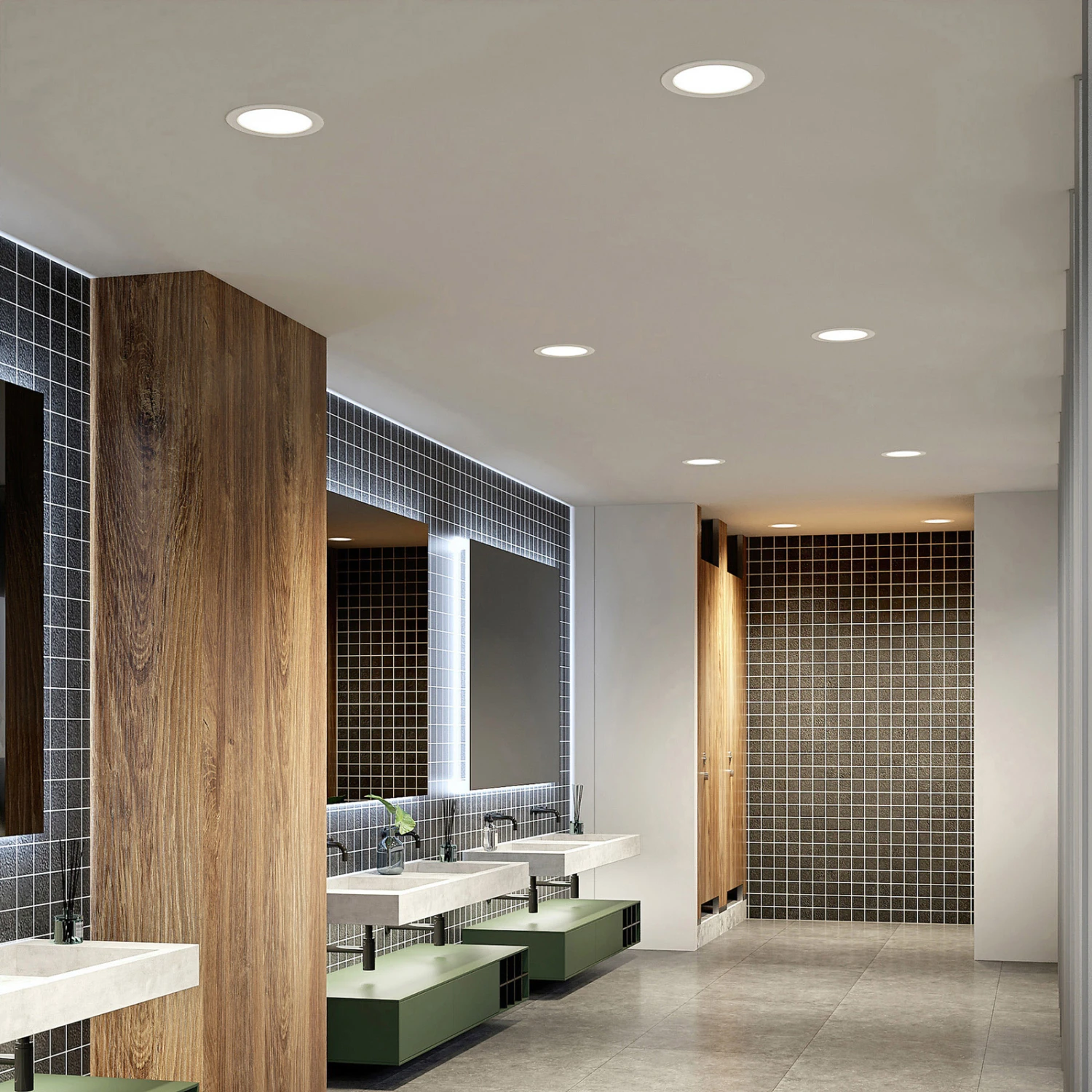 Prios Rida Lampe Encastrée LED CCT 22,5cm 25W X3 5 Prios Rida Lampe Encastrée LED CCT 22,5cm 25W X3 – Image 3