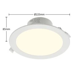 Prios Rida Lampe Encastrée LED CCT 22,5cm 25W X3 15 Prios Rida Lampe Encastrée LED CCT 22,5cm 25W X3 -Paulmann || Hera Soldes 10013243 4