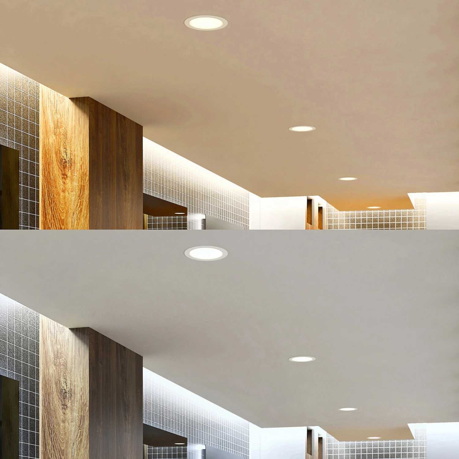 Prios Rida Lampe Encastrée LED CCT 22,5cm 25W X3 11 Prios Rida Lampe Encastrée LED CCT 22,5cm 25W X3 – Image 9