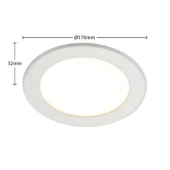 Prios Cadance Encastrable LED Blanc 17 cm X10 -Paulmann || Hera Soldes 10013571 3