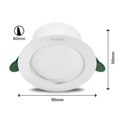 Philips Diamond Cut Spot LED Ø9,5cm 360lm/2W 840 -Paulmann || Hera Soldes 10014324 1
