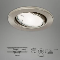 Lampe Encastrable LED Fit Move S CCT RVB X3 Nickel -Paulmann || Hera Soldes 10014556 1
