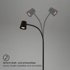 Lampe Sur Pied Skriva, Réglable, GU10, Noir -Paulmann || Hera Soldes 10018180 2