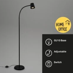 Lampe Sur Pied Skriva, Réglable, GU10, Noir -Paulmann || Hera Soldes 10018180 5