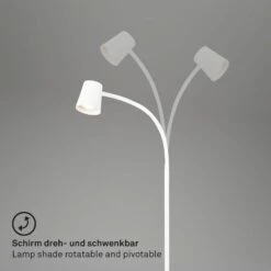 Lampe Sur Pied Skriva, Réglable, GU10, Blanc -Paulmann || Hera Soldes 10018181 4