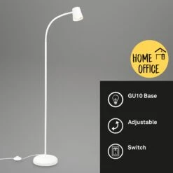 Lampe Sur Pied Skriva, Réglable, GU10, Blanc -Paulmann || Hera Soldes 10018181 5