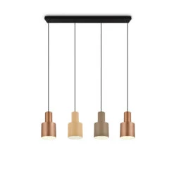 Suspension Agudo Multicolore, à 4 Lampes, Linéaire -Paulmann || Hera Soldes 10019860 2