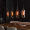 Suspension Kamilian 4 Lampes Fumée/noire Perforée -Paulmann || Hera Soldes 10020482