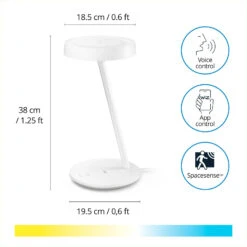WiZ Portrait Lampe De Table LED Anneau Capteur CCT -Paulmann || Hera Soldes 10021244 3