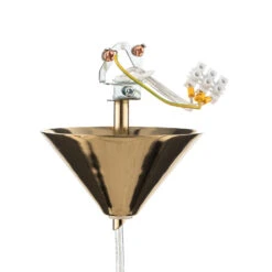 Suspension 562, Verre Transparent Embout/rosace Or -Paulmann || Hera Soldes 1078062 8