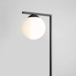 Lampadaire Zac Abat-jour Sphérique, Noir -Paulmann || Hera Soldes 1078153 2