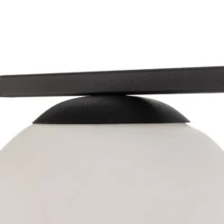 Lampadaire Zac Abat-jour Sphérique, Noir -Paulmann || Hera Soldes 1078153 5