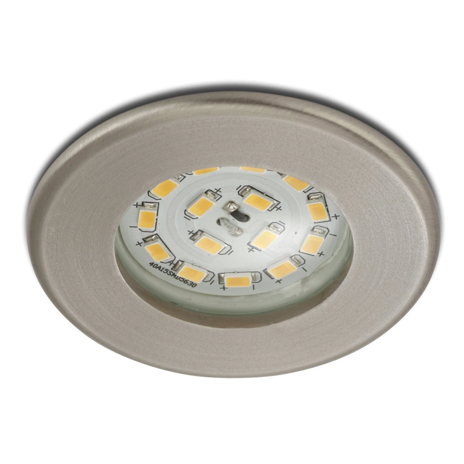 Spot Encastré LED Nikas IP44 Nickel 3 Spot Encastré LED Nikas IP44 Nickel