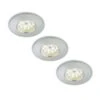 3 Spots Encastrés LED Nikas IP44 Aluminium 2 3 Spots Encastrés LED Nikas IP44 Aluminium -Paulmann || Hera Soldes 1510266