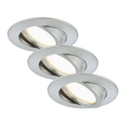 Spot Encastré LED Erik En Set De 3 Orient., Alu. -Paulmann || Hera Soldes 1510286 4