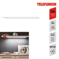 Telefunken Hephaistos Lampe Sous-meuble Blanc Longueur 57 Cm -Paulmann || Hera Soldes 1510688 1