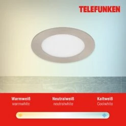 Telefunken Virgo Luminaire LED, RGBW, Nickel, Ø 12 Cm -Paulmann || Hera Soldes 1510707 2