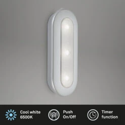 Push Light LED Row, à Piles, 6 500 K, 15 cm -Paulmann || Hera Soldes 1510827 3