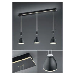 Suspension LED Leni, à 3 Lampes, Noire 7 Suspension LED Leni, à 3 Lampes, Noire -Paulmann || Hera Soldes 1554257 2
