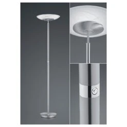 Lampadaire LED Findus, à 1 Lampe, Nickel -Paulmann || Hera Soldes 1554271 4