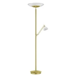 Lampadaire LED Findus, à 2 Lampes, Laiton -Paulmann || Hera Soldes 1554272 1