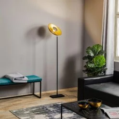 By Rydens By Rydéns Captain Lampadaire Uplight Noir-doré -Paulmann || Hera Soldes 1563101 1