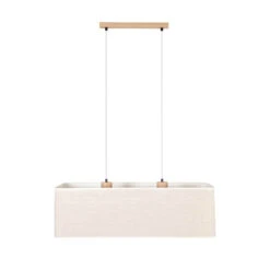 Suspension Canvas Abat-jour Lin L80 cm Angulaire -Paulmann || Hera Soldes 1573457 1