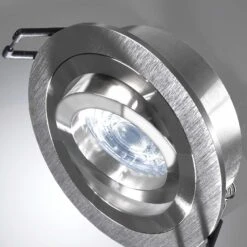 Spot Alu Encastré Orientable, Alu Mat -Paulmann || Hera Soldes 2501071 3