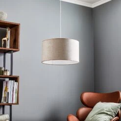 Suspension Bristol, Motif Toile, Beige -Paulmann || Hera Soldes 2616186 2