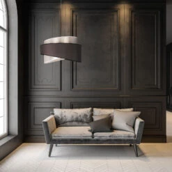 Suspension Brooklyn, Noir Graphite/argenté -Paulmann || Hera Soldes 2616194 1