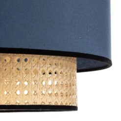 Suspension Boho, Rotin, Tissu, Beige/jean -Paulmann || Hera Soldes 2616755 5