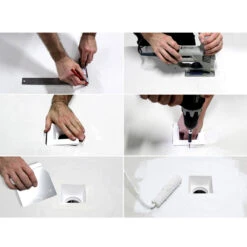 Spot Encastrable Halogène Ghost Plâtre, 6,5 Cm -Paulmann || Hera Soldes 3006539 2