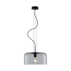 Suspension Gibus S30 Abat-jour En Verre Gris -Paulmann || Hera Soldes 3009152 1