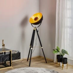 EGLO Lampadaire Covaleda Avec Support Trépied Noir/doré 12 EGLO Lampadaire Covaleda Avec Support Trépied Noir/doré -Paulmann || Hera Soldes 3032277 1