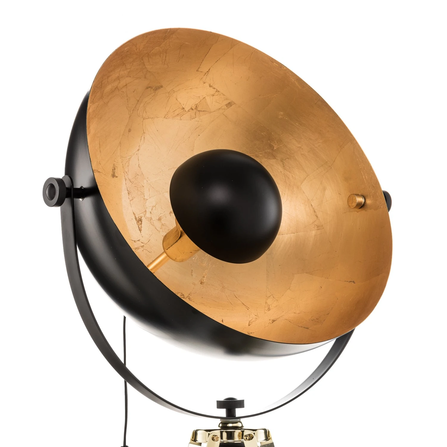 EGLO Lampadaire Covaleda Avec Support Trépied Noir/doré 7 EGLO Lampadaire Covaleda Avec Support Trépied Noir/doré – Image 5