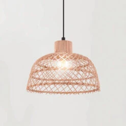 EGLO Suspension Ausnby En Bois, Naturel -Paulmann || Hera Soldes 3032767 1